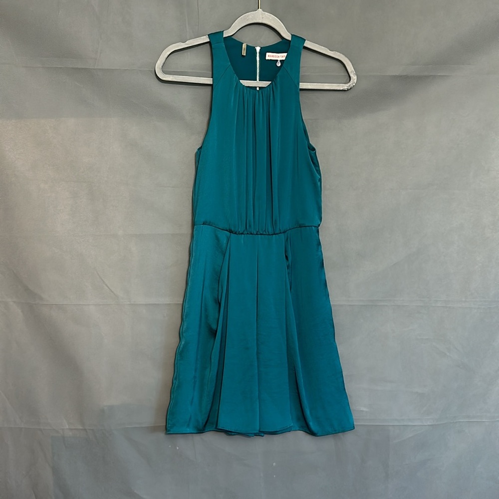 Rebecca Taylor Satin “Set In Shift” Dress - Picture 6 of 12